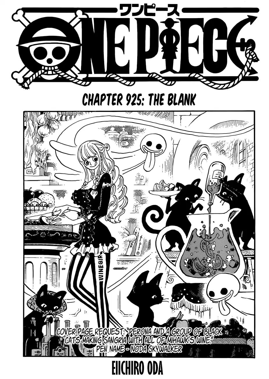 One Piece, chapter 925 image 01