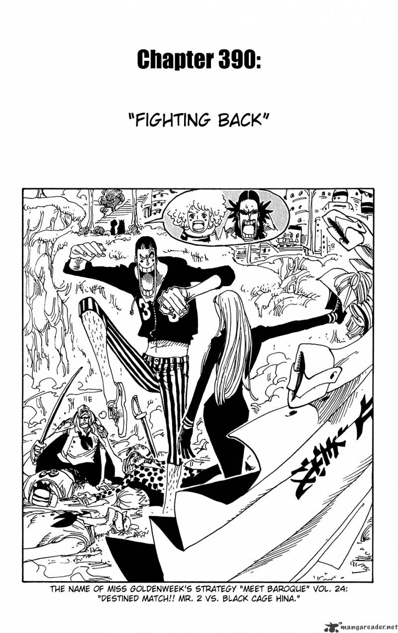 One Piece, chapter 390 image 01