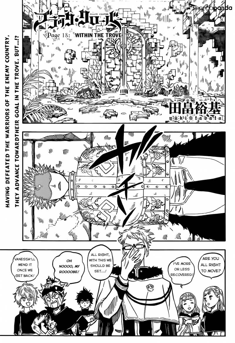 Black Clover, Chapter 18  Within The Trove image 01