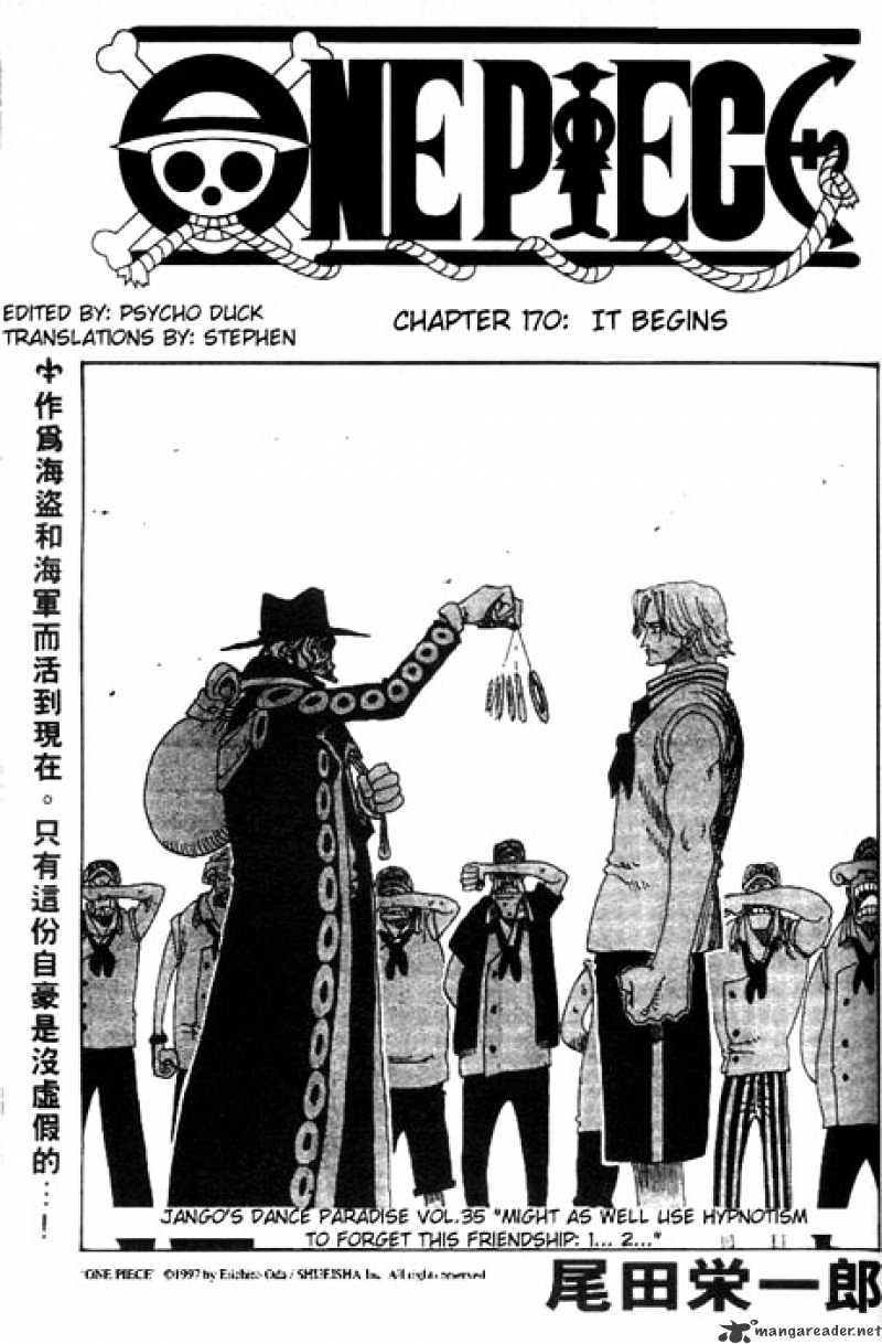 One Piece, chapter 170 image 01