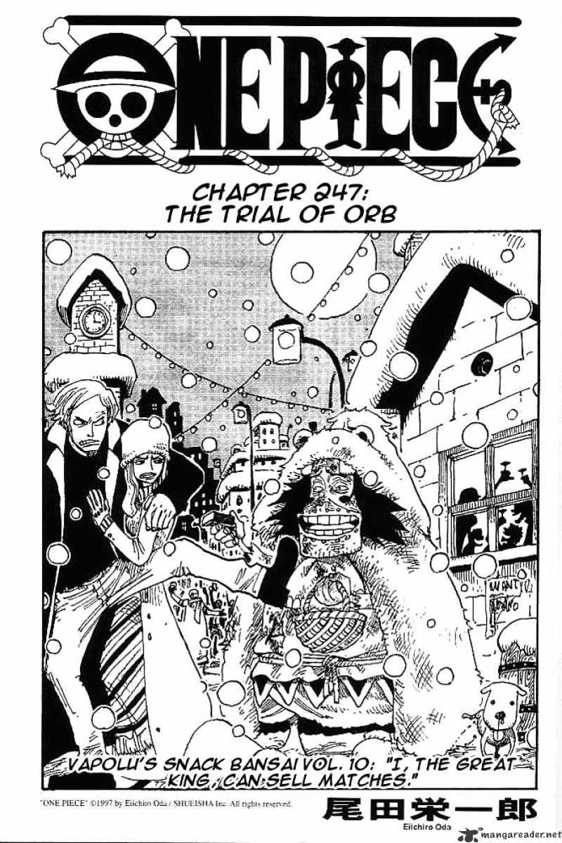 One Piece, chapter 247 image 01