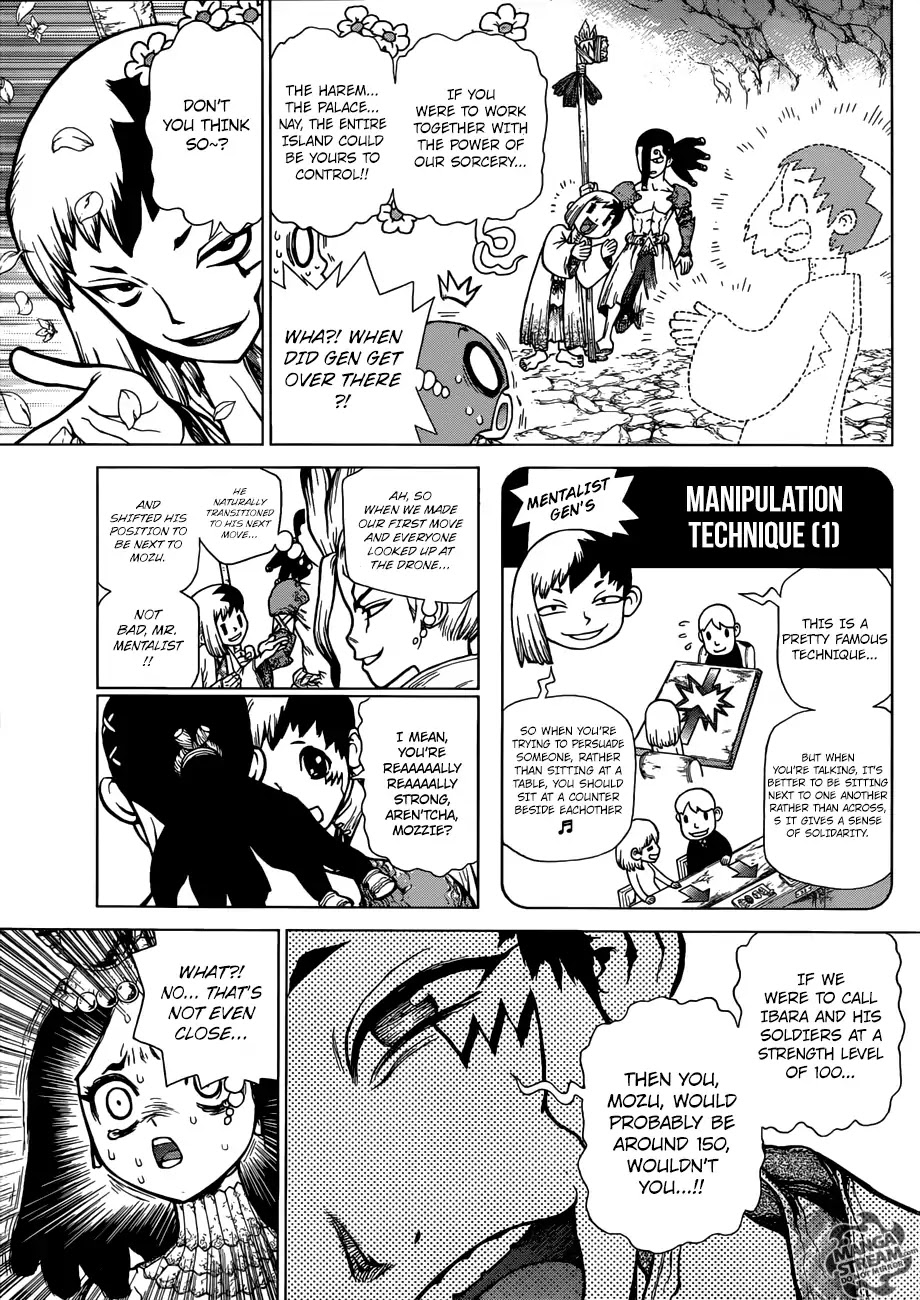 Dr.Stone, Chapter 123 The Battle of Wits