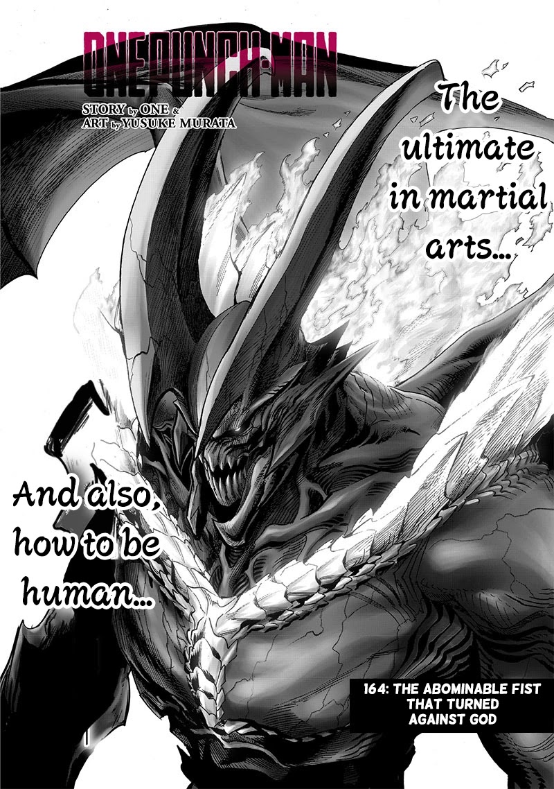 One Punch Man, Chapter 164 The Abominable Fist That Turned Against God (Revised) image 01