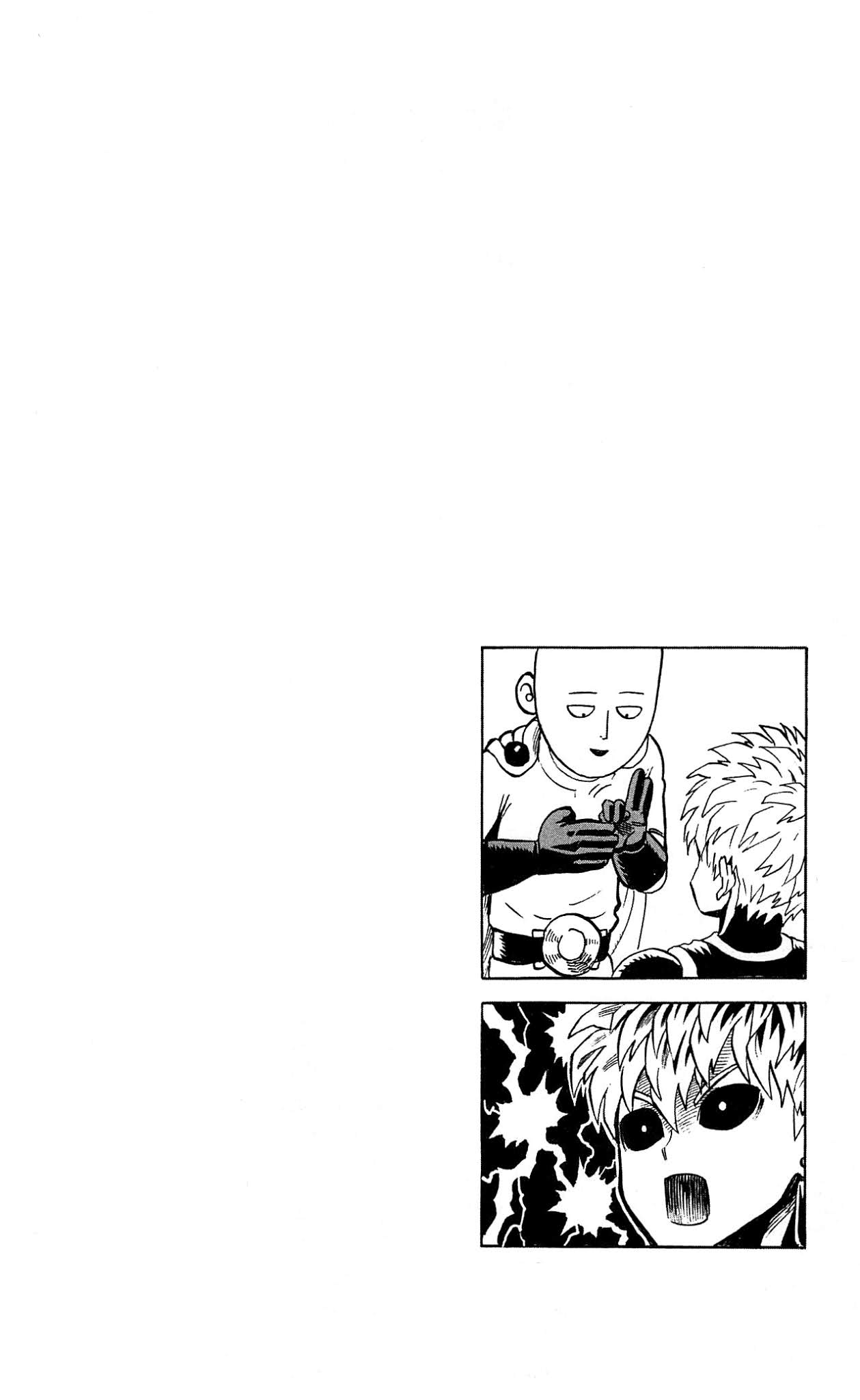 One Punch Man, Chapter 29.1 Things One Cannot Buy