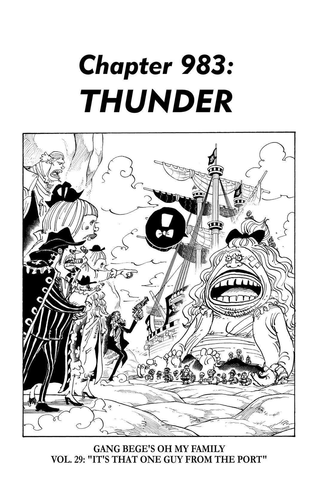 One Piece, Chapter 983 image 01