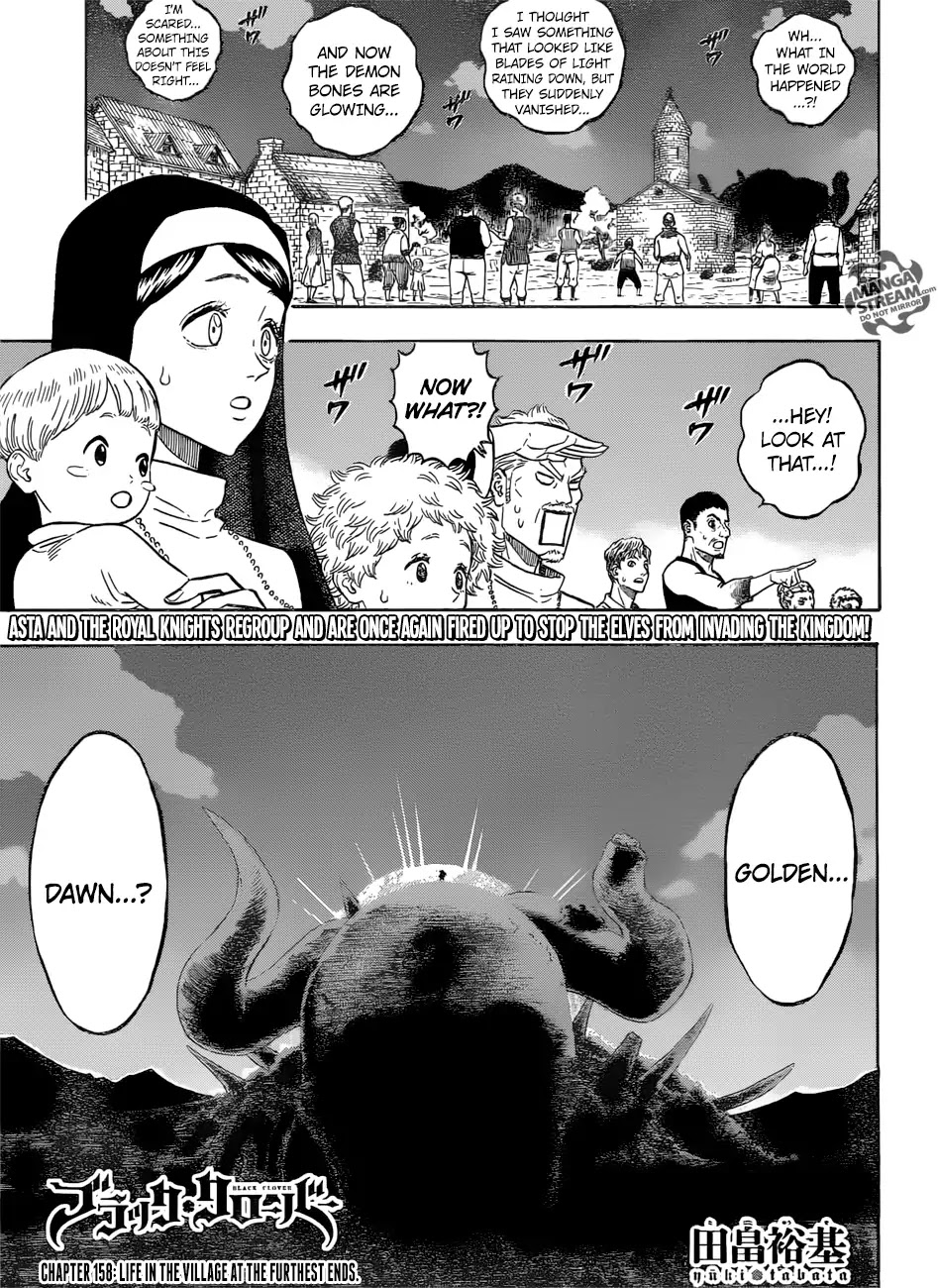 Black Clover, Chapter 158 Life In The Village At The Furthest Ends image 01