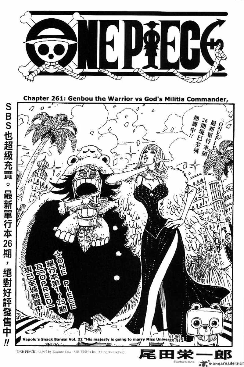 One Piece, chapter 261 image 01