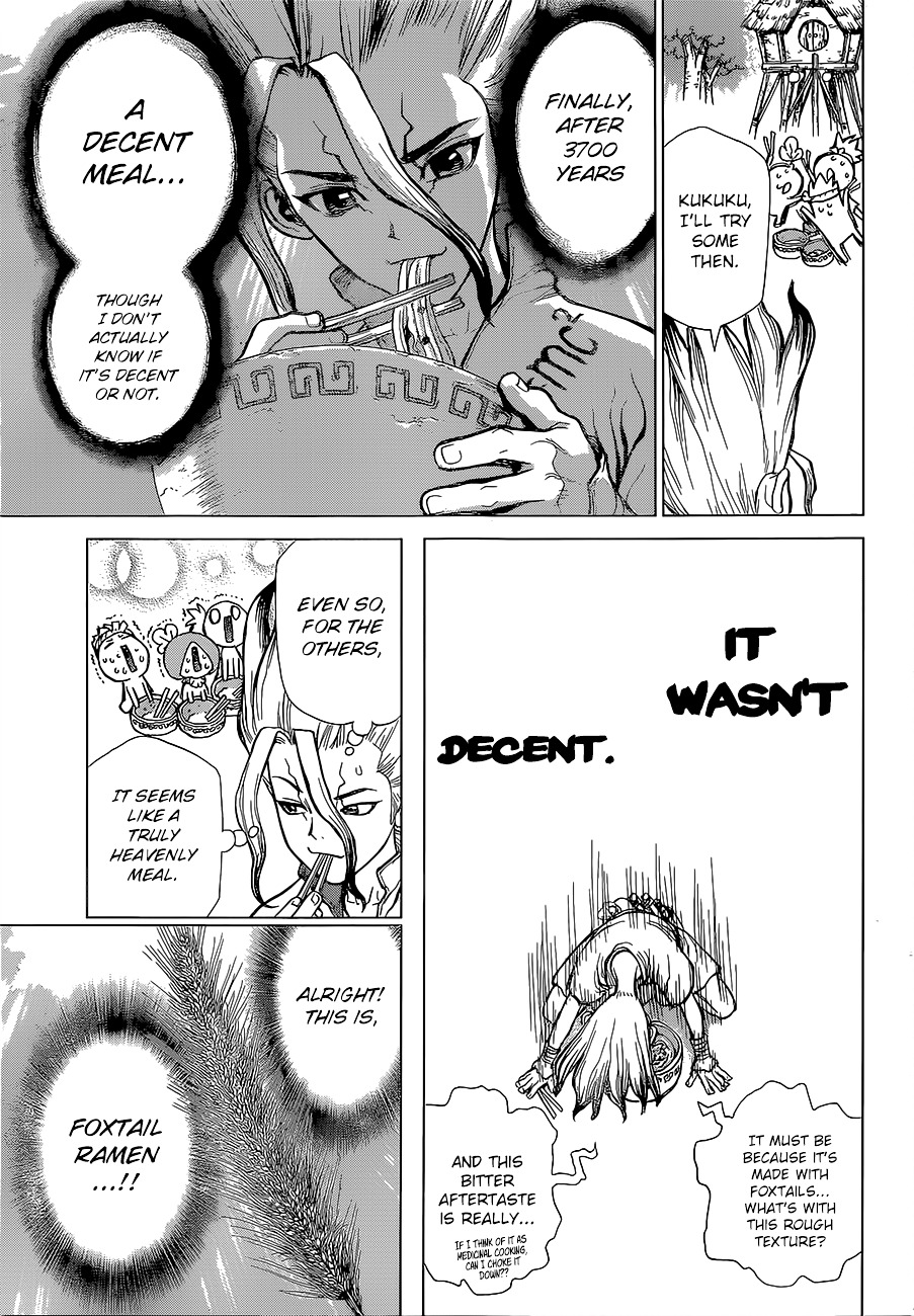 Dr.Stone, Chapter 22  Survival Gourmet image 19