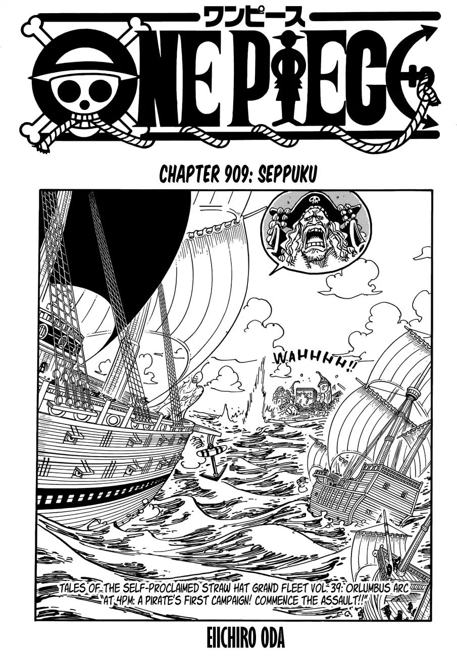 One Piece, chapter 909 image 01