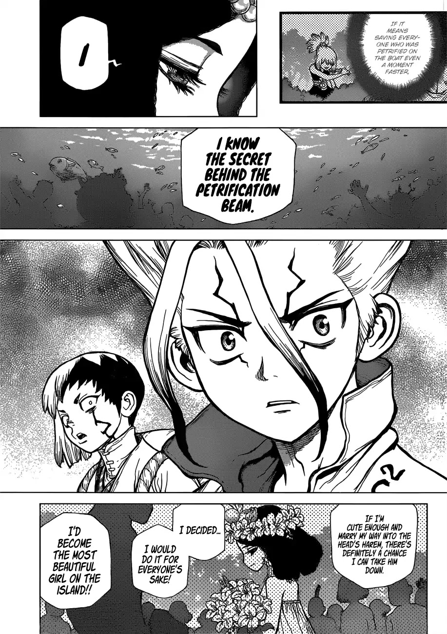 Dr.Stone, Chapter 105 The Most Beautiful Girl on the Island image 16