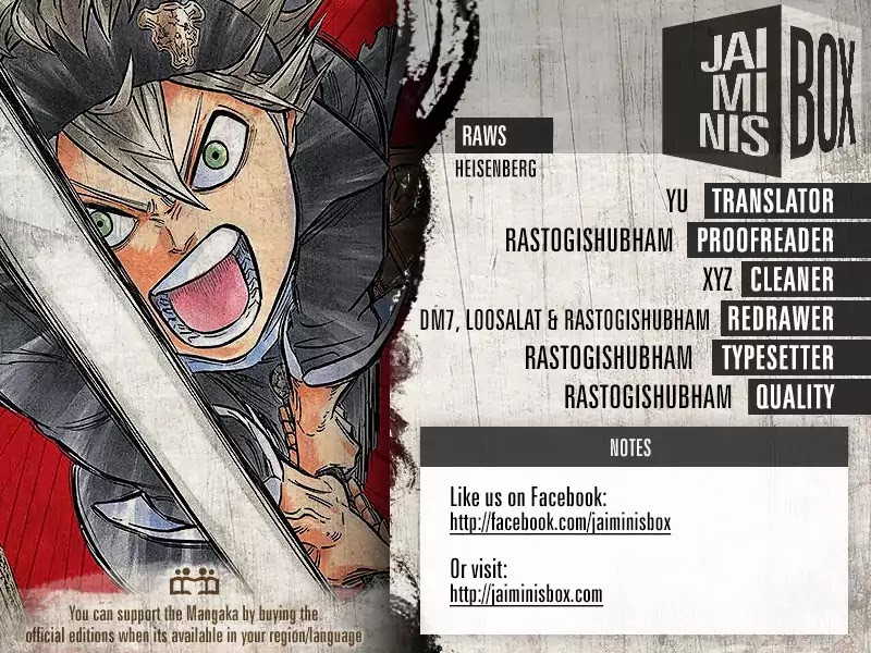 Black Clover, Chapter Oneshot Who Will The World Smile At image 02