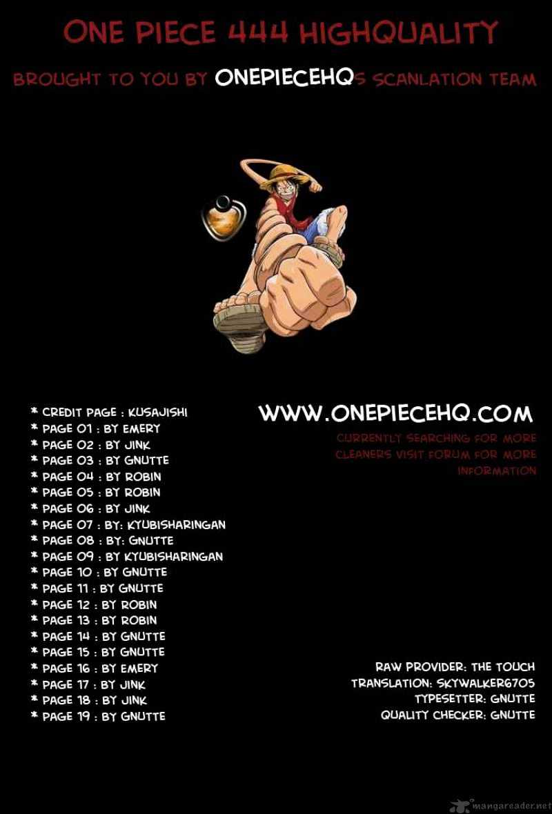 One Piece, chapter 444 image 01