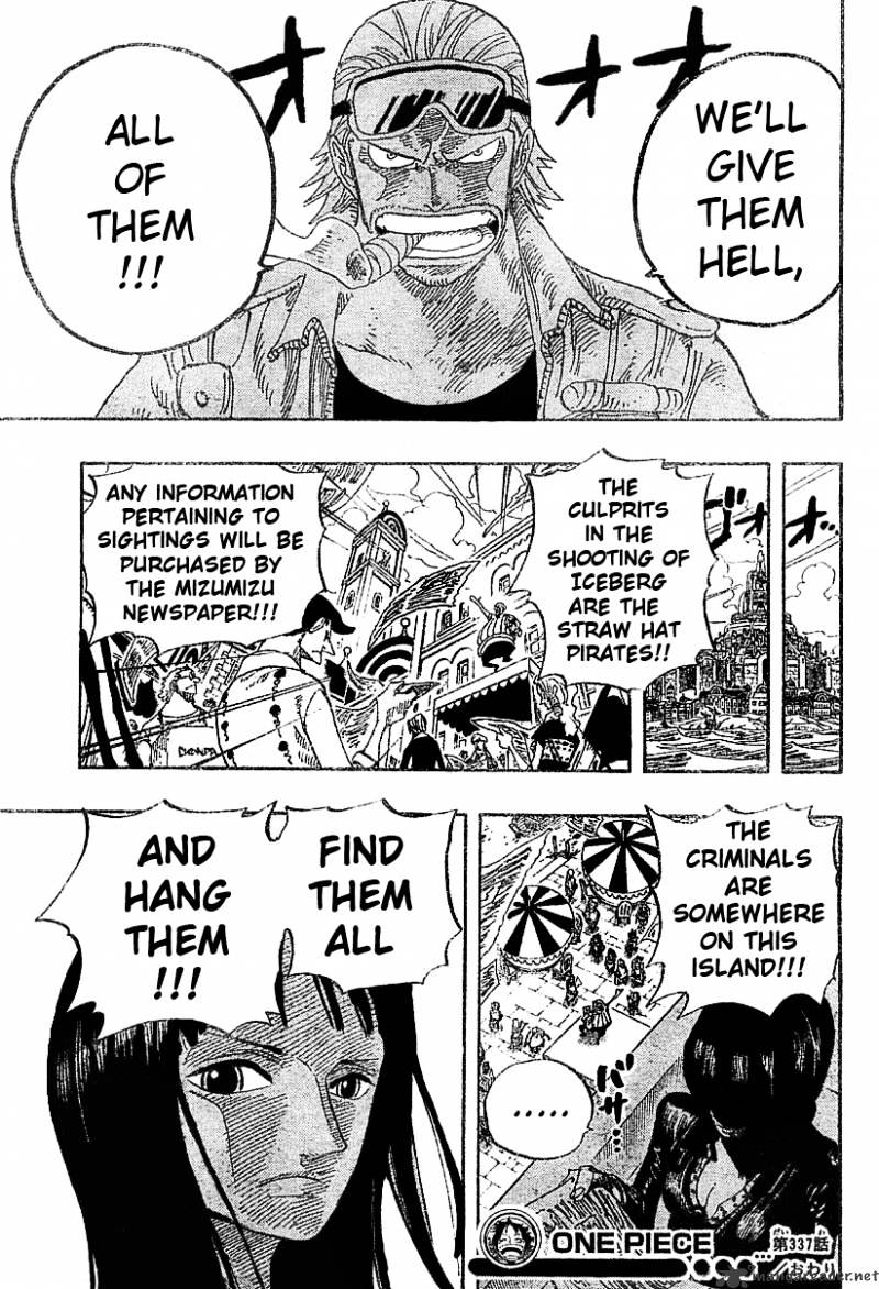 One Piece, chapter 337 image 19