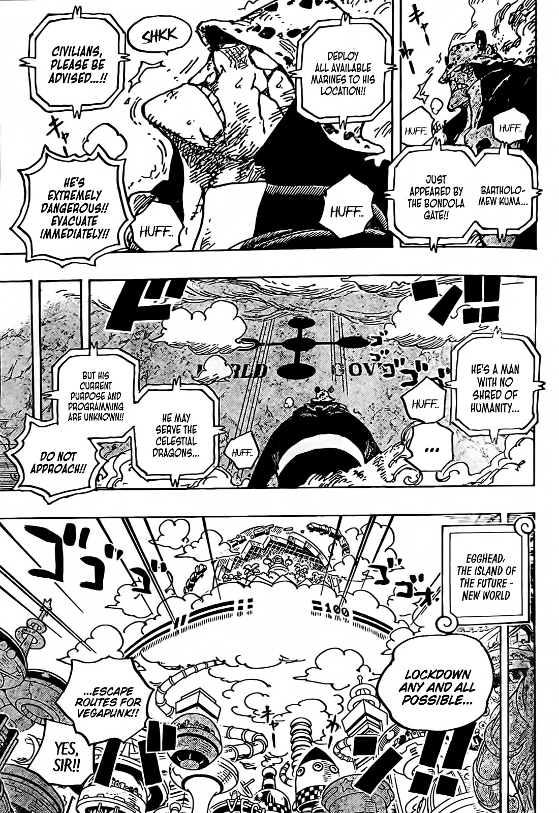 One Piece, chapter 1071 image 04