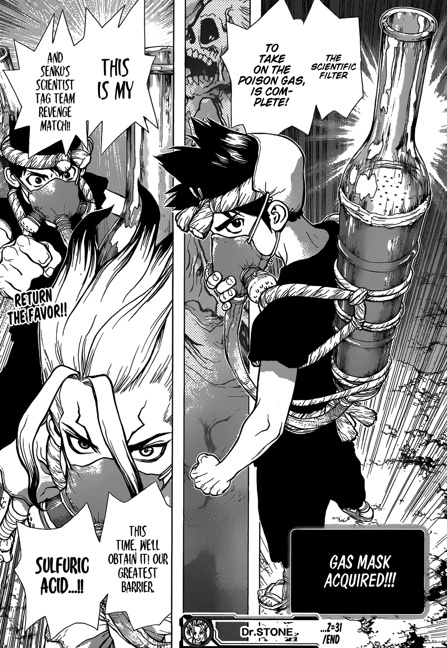 Dr.Stone, Chapter 31  Comrades who stand back to back image 19
