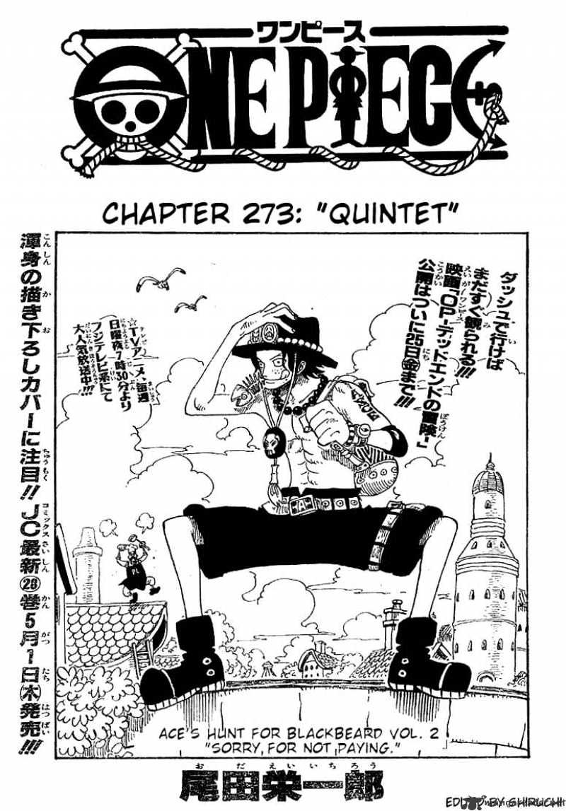 One Piece, chapter 273 image 01