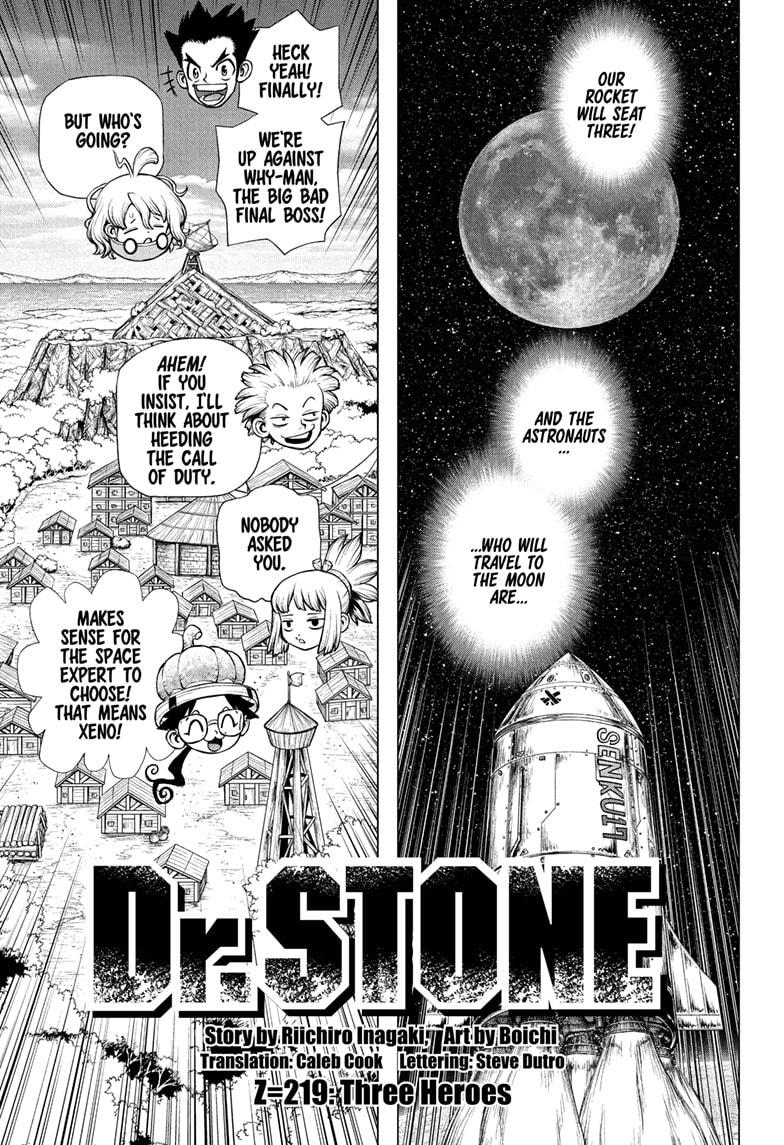 Dr.Stone, Chapter 219 image 01