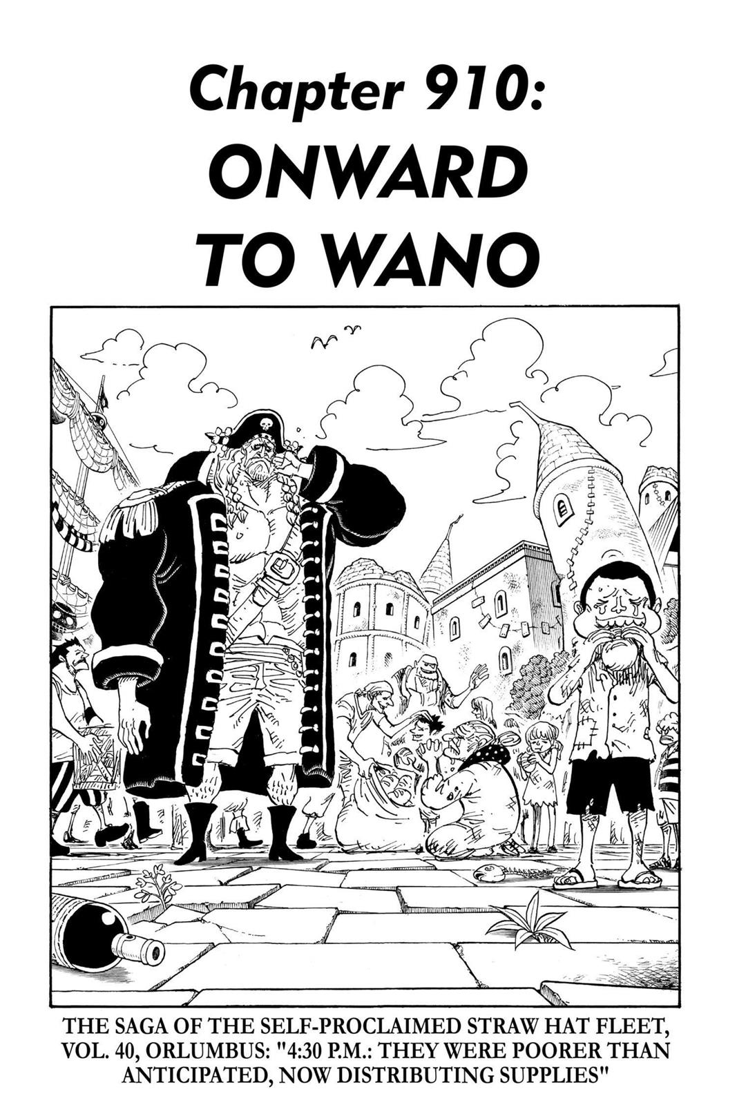 One Piece, Chapter 910 image 01