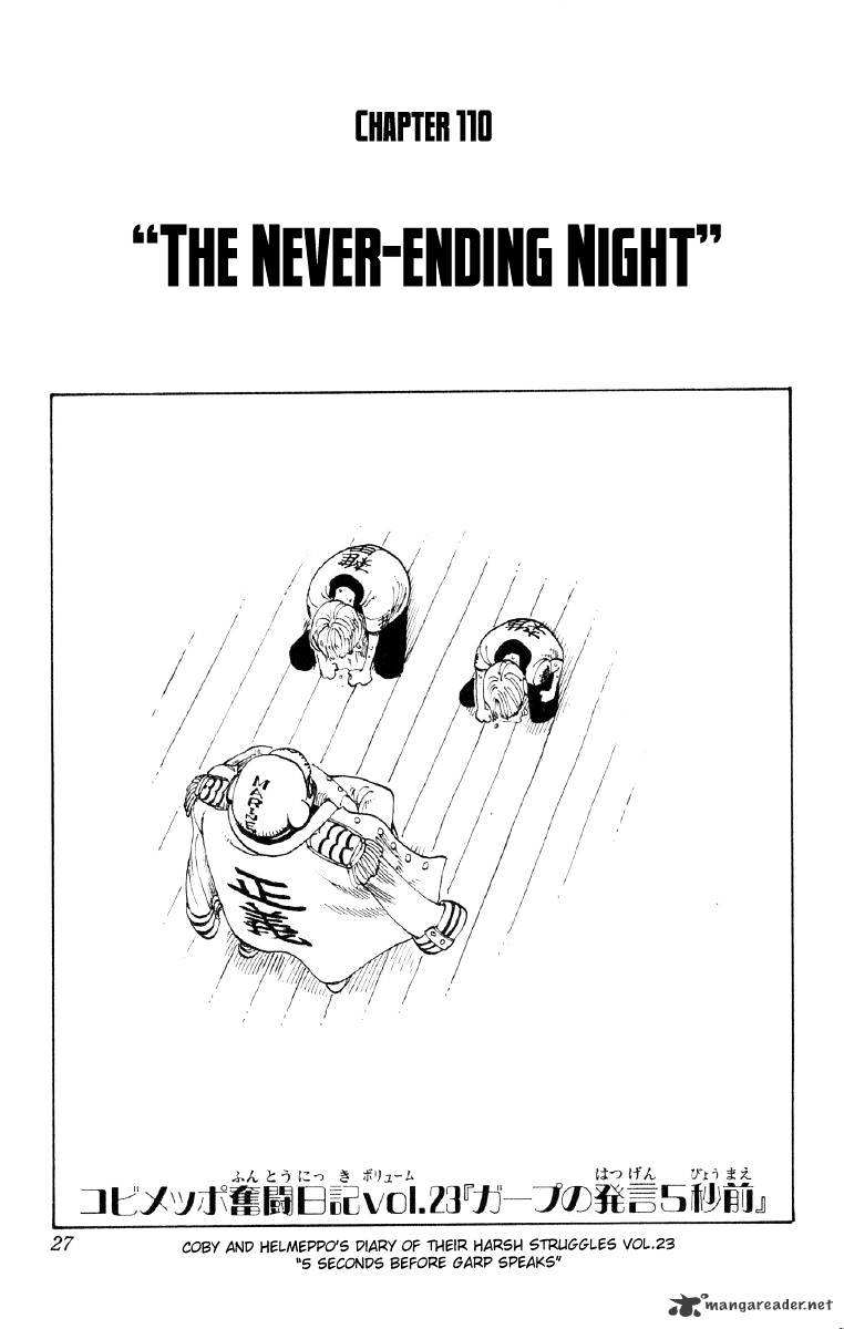 One Piece, chapter 110 image 01