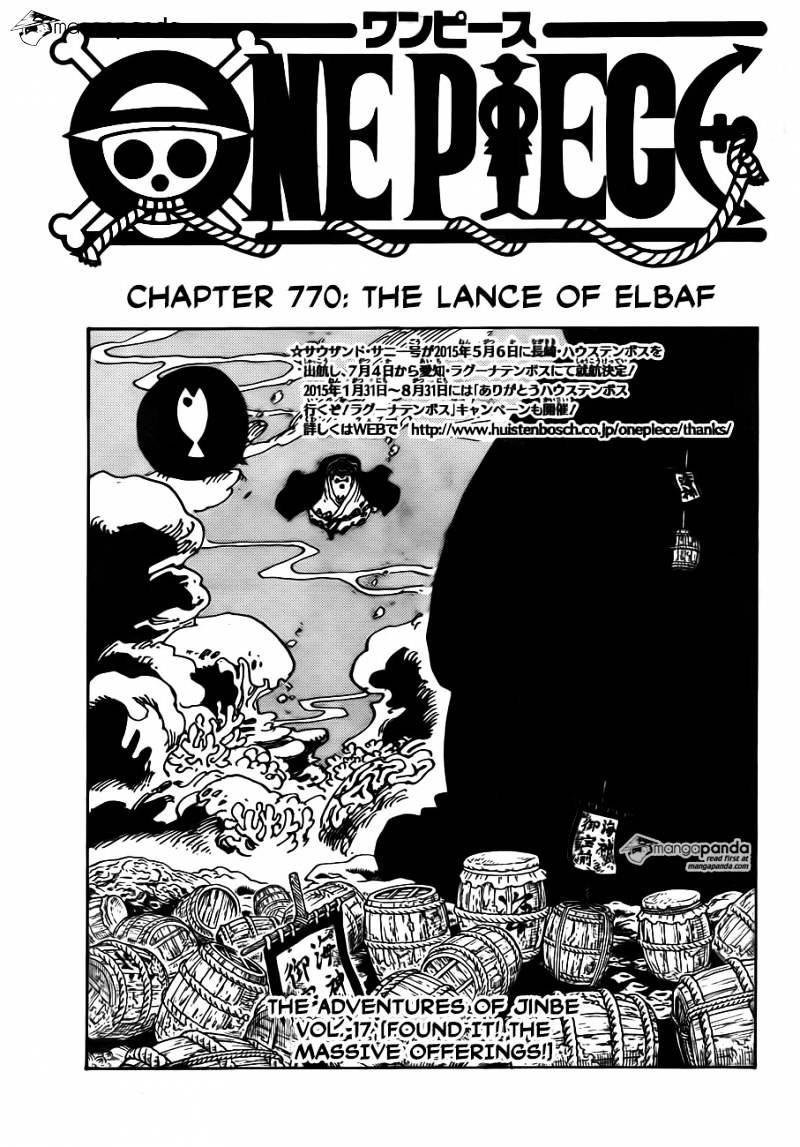 One Piece, chapter 770 image 01