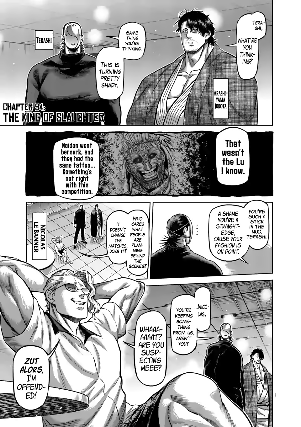 Kengan Omega, Chapter 94 The King Of Slaughter image 01