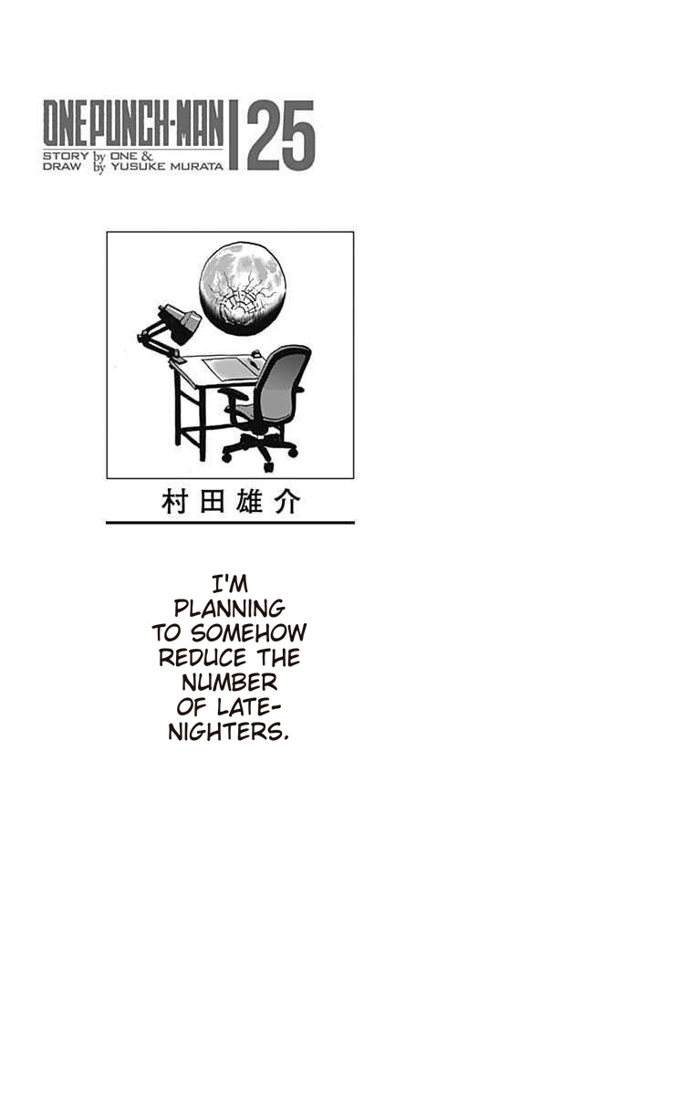 One Punch Man, Chapter 163.5 Back Of My Head  Volume 25 Extras image 14