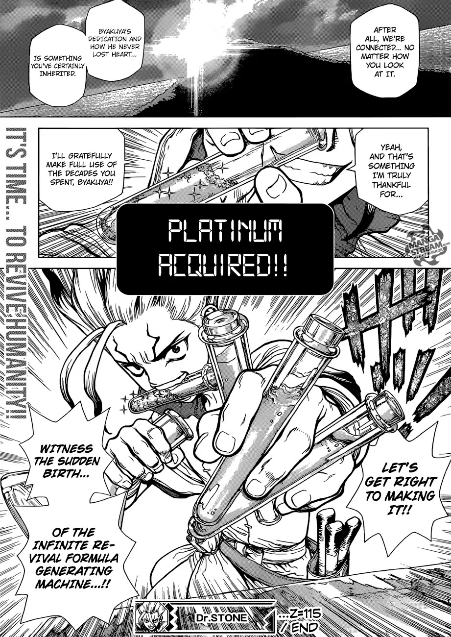 Dr.Stone, Chapter 115 One Second and One Grain image 20