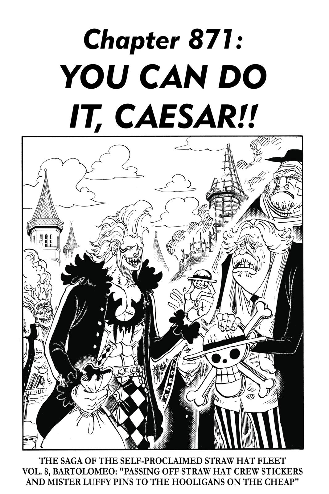 One Piece, Chapter 871 image 01