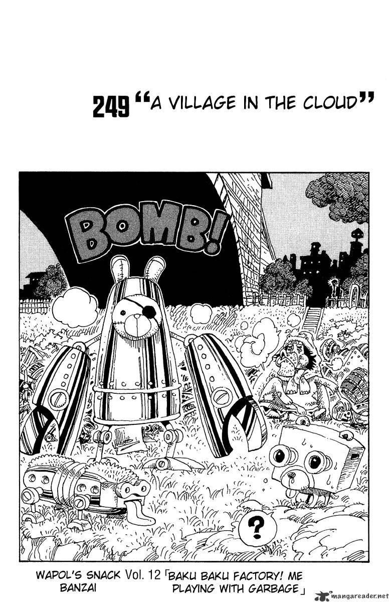 One Piece, chapter 249 image 01