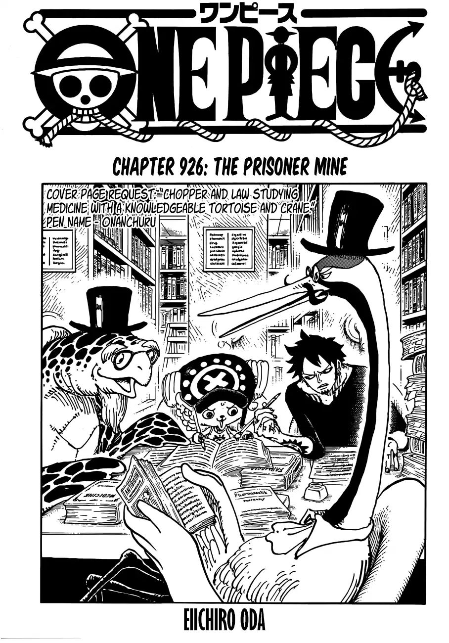 One Piece, chapter 926 image 01
