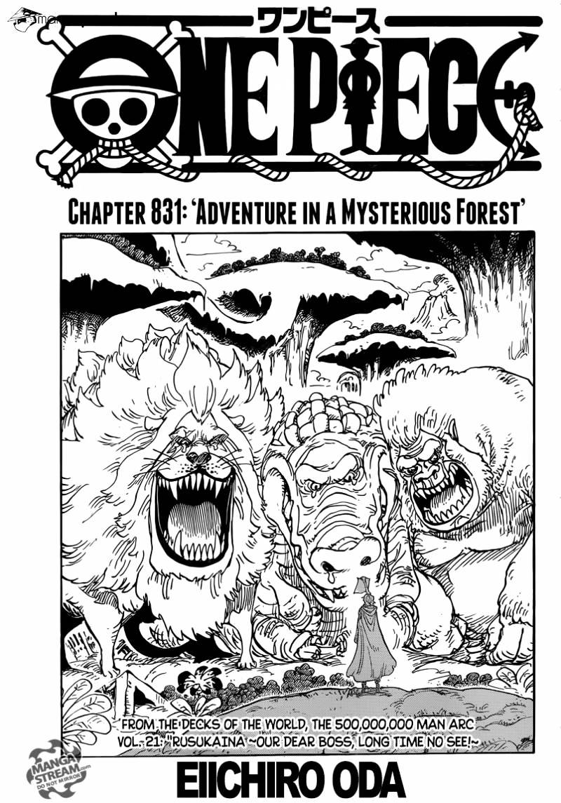 One Piece, chapter 831 image 01