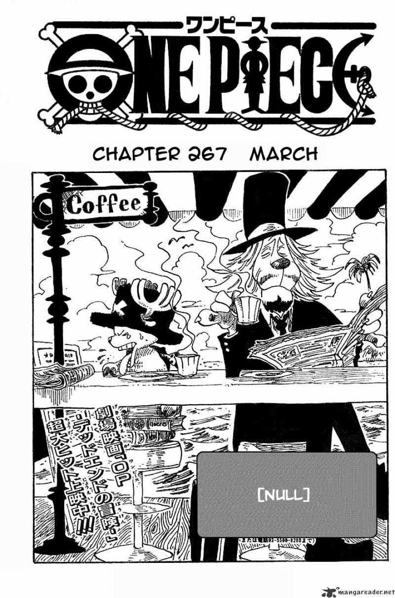 One Piece, chapter 267 image 01