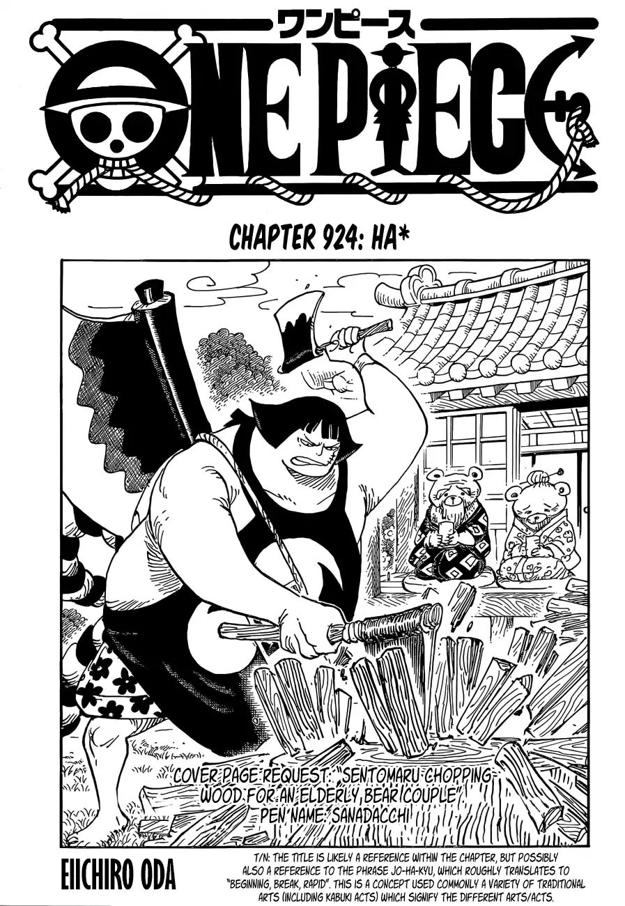One Piece, chapter 924 image 01