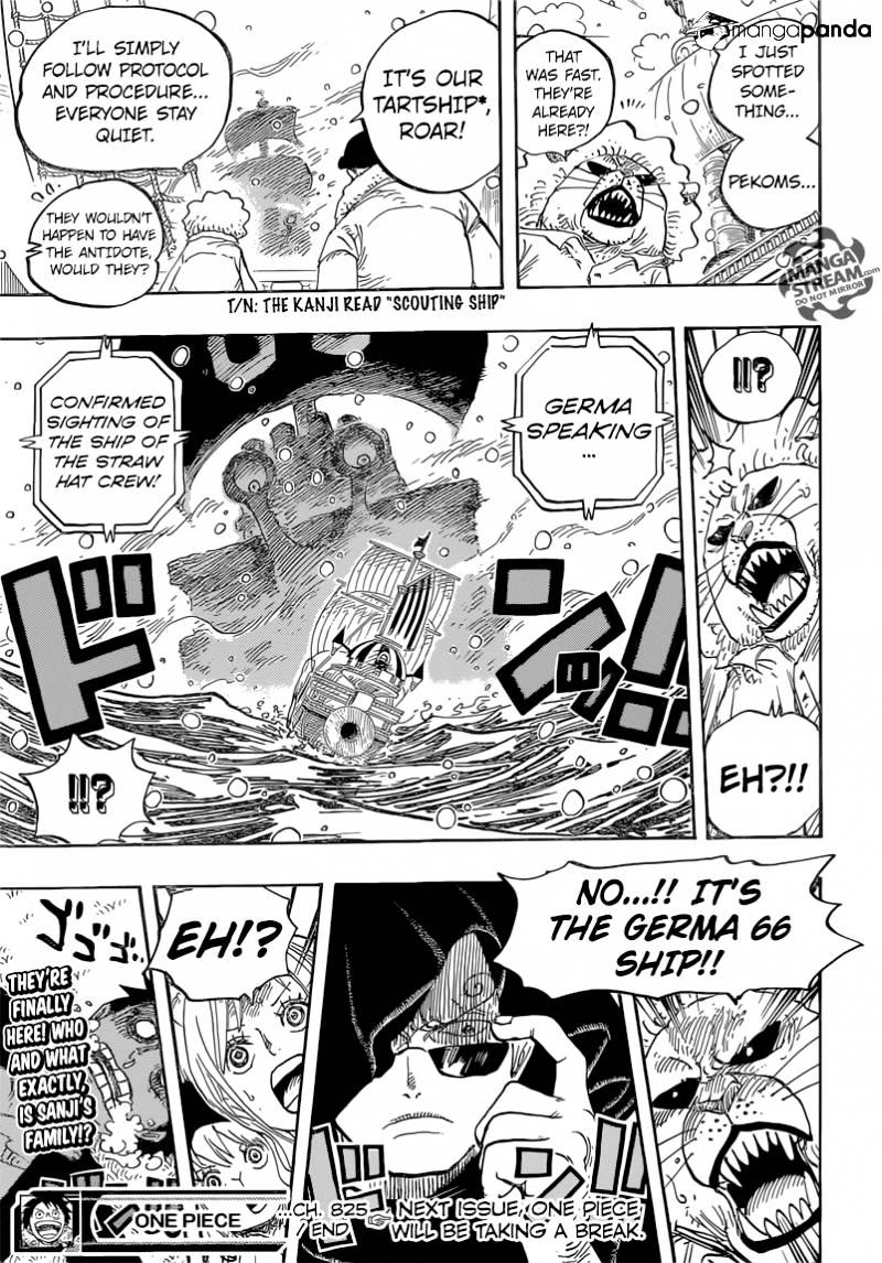 One Piece, chapter 825 image 15