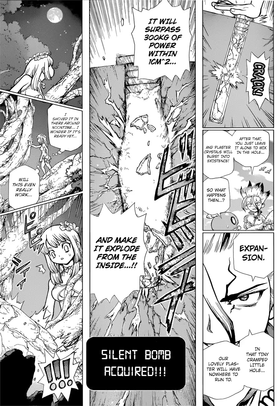 Dr.Stone, Chapter 114 As Science Silently Bores through Stone image 15