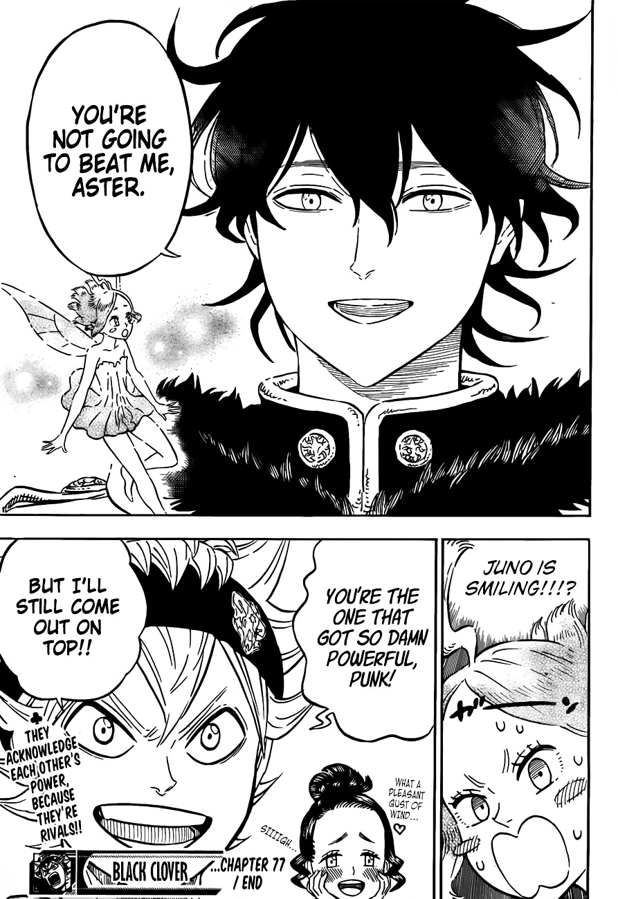 Black Clover, Chapter 77  The Better Man Will Win image 17