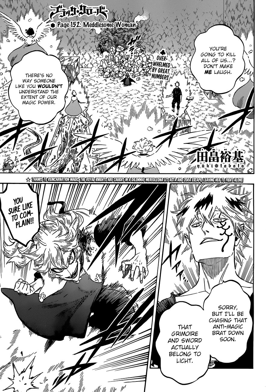 Black Clover, Chapter 152 image 01