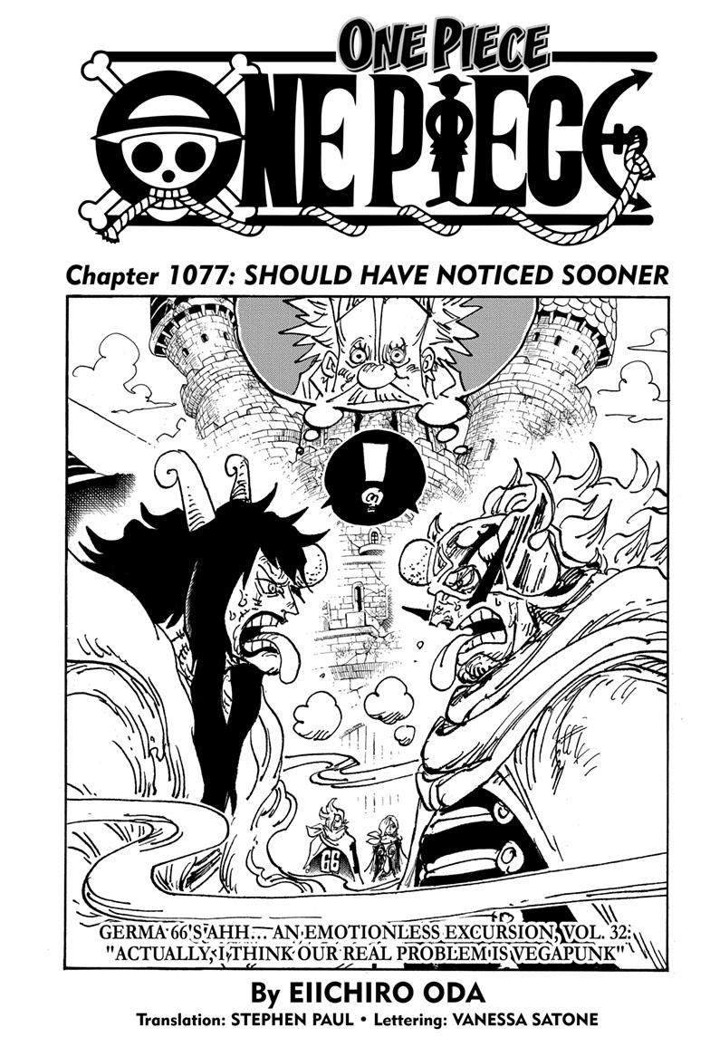 One Piece, Chapter 1077 image 01