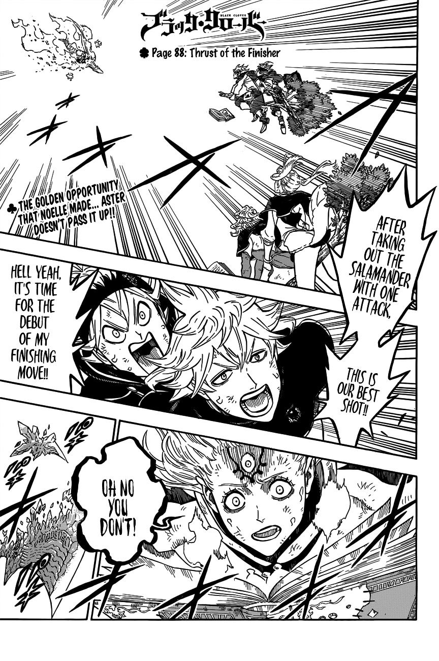 Black Clover, Chapter 88  Thrust Of The Finisher image 01