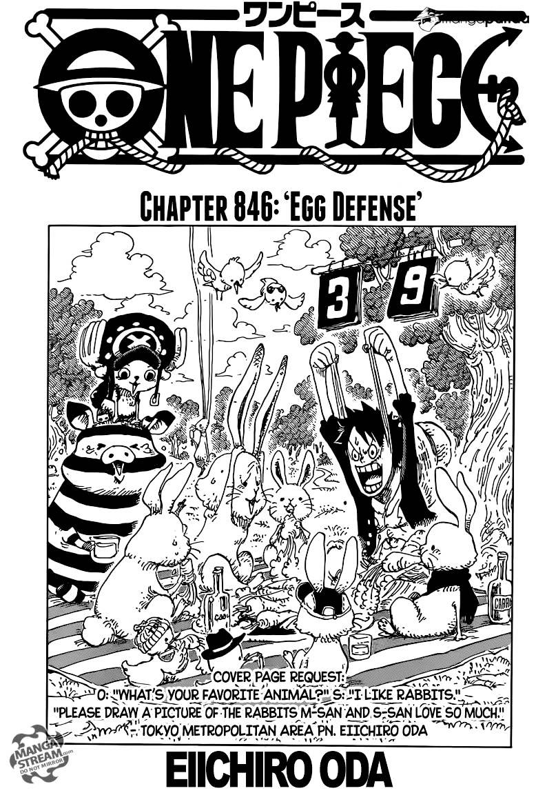 One Piece, chapter 846 image 01
