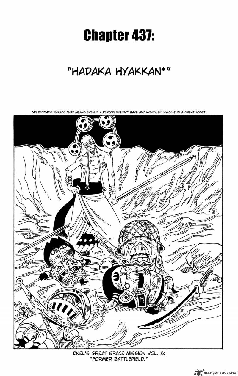 One Piece, chapter 437 image 01