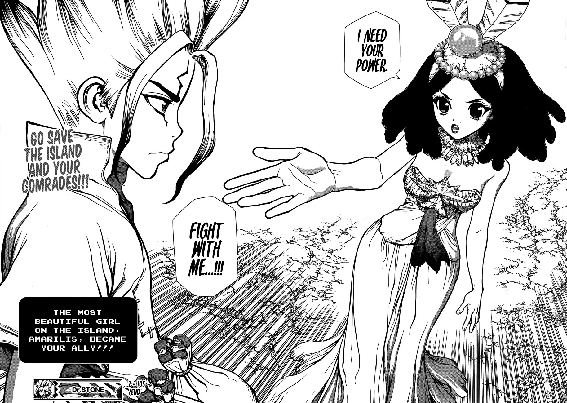 Dr.Stone, Chapter 105 The Most Beautiful Girl on the Island image 17