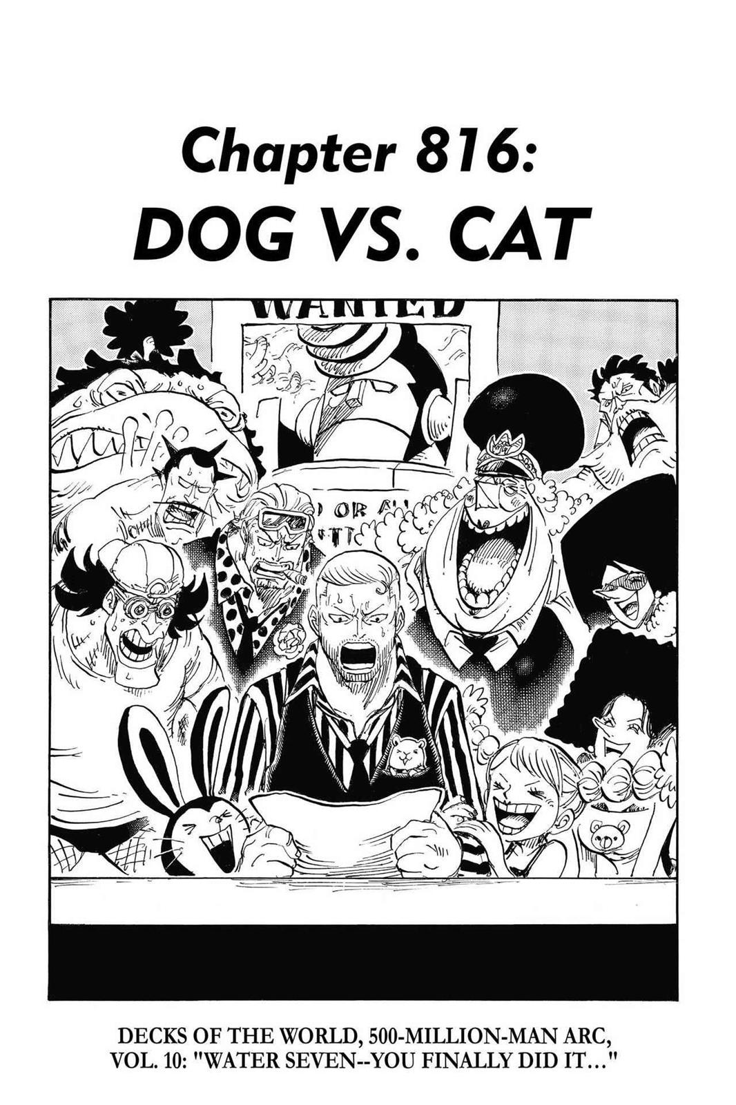 One Piece, Chapter 816 image 01