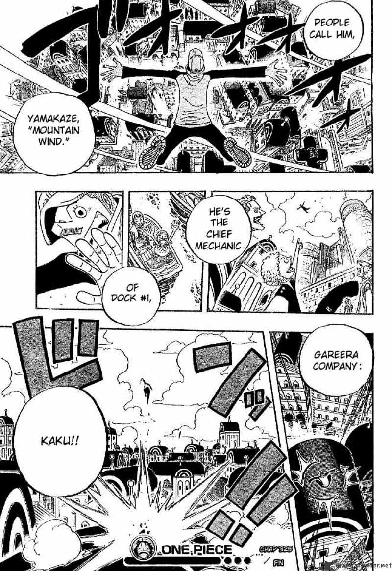 One Piece, chapter 325 image 19