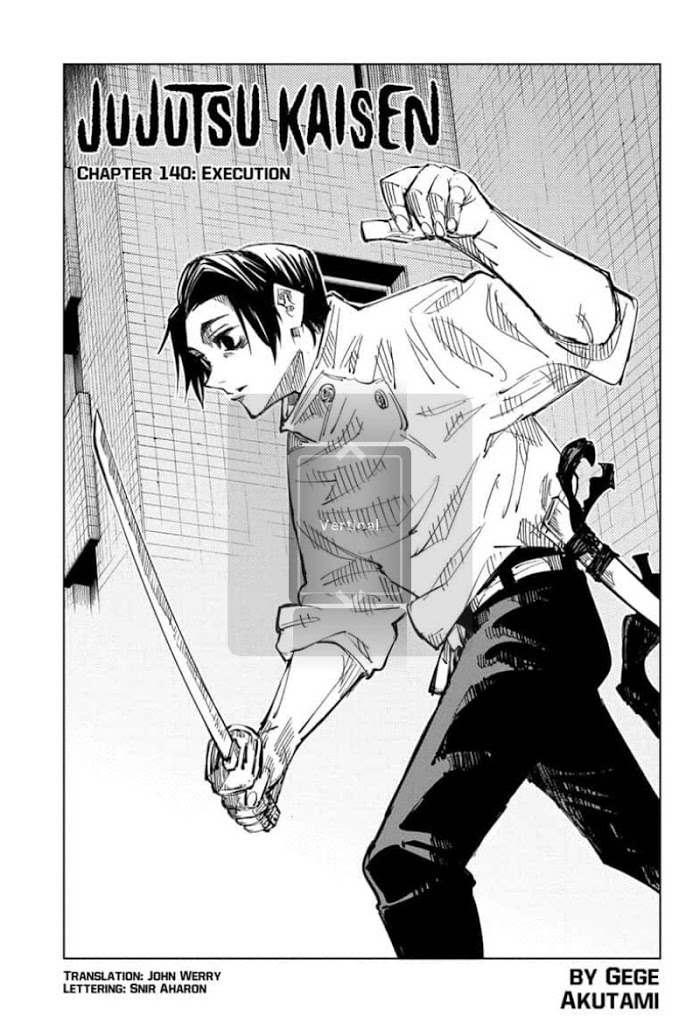 Jujutsu Kaisen, Chapter 140 Execution image 01