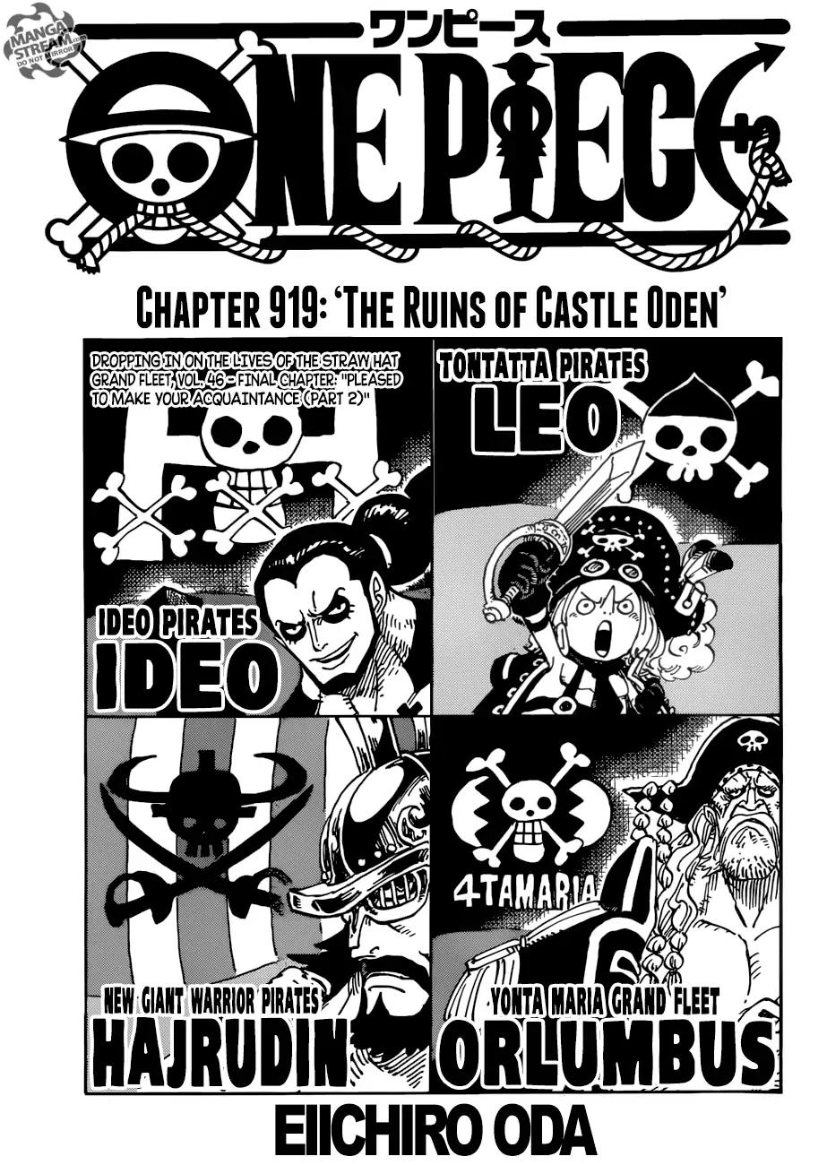 One Piece, chapter 919 image 01
