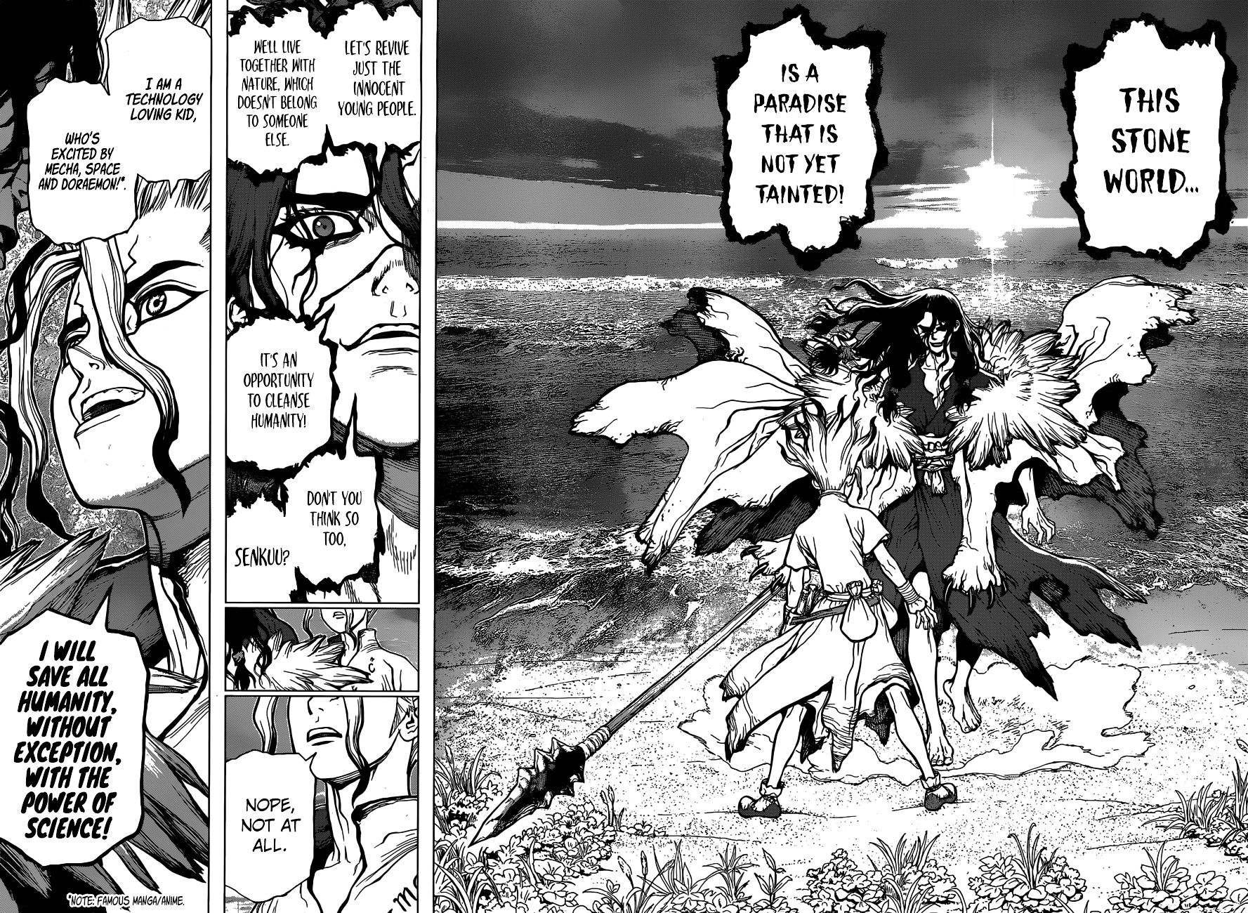 Dr.Stone, Chapter 4  The Pure-White Seashell image 16