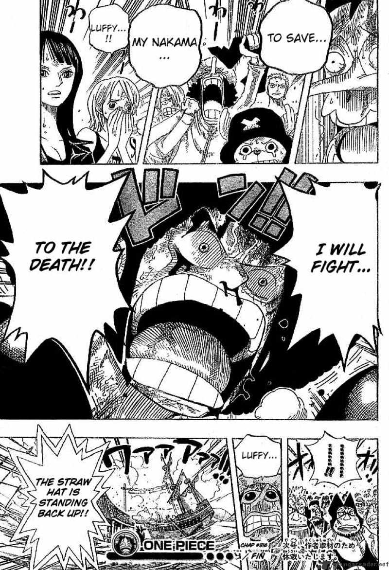 One Piece, chapter 316 image 19