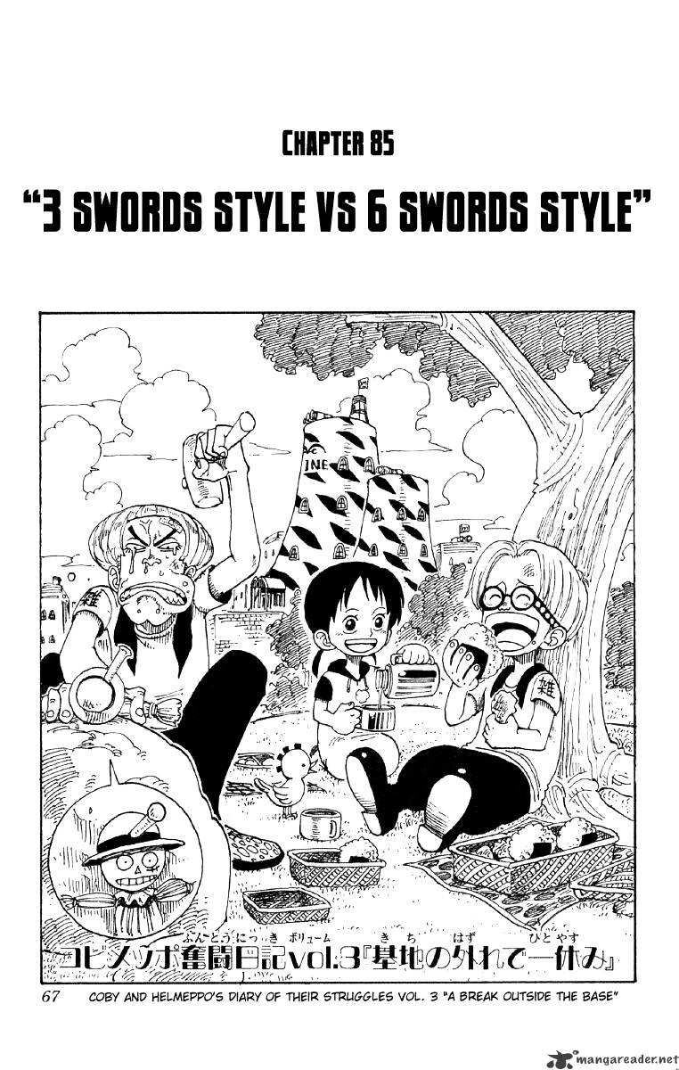 One Piece, chapter 85 image 01