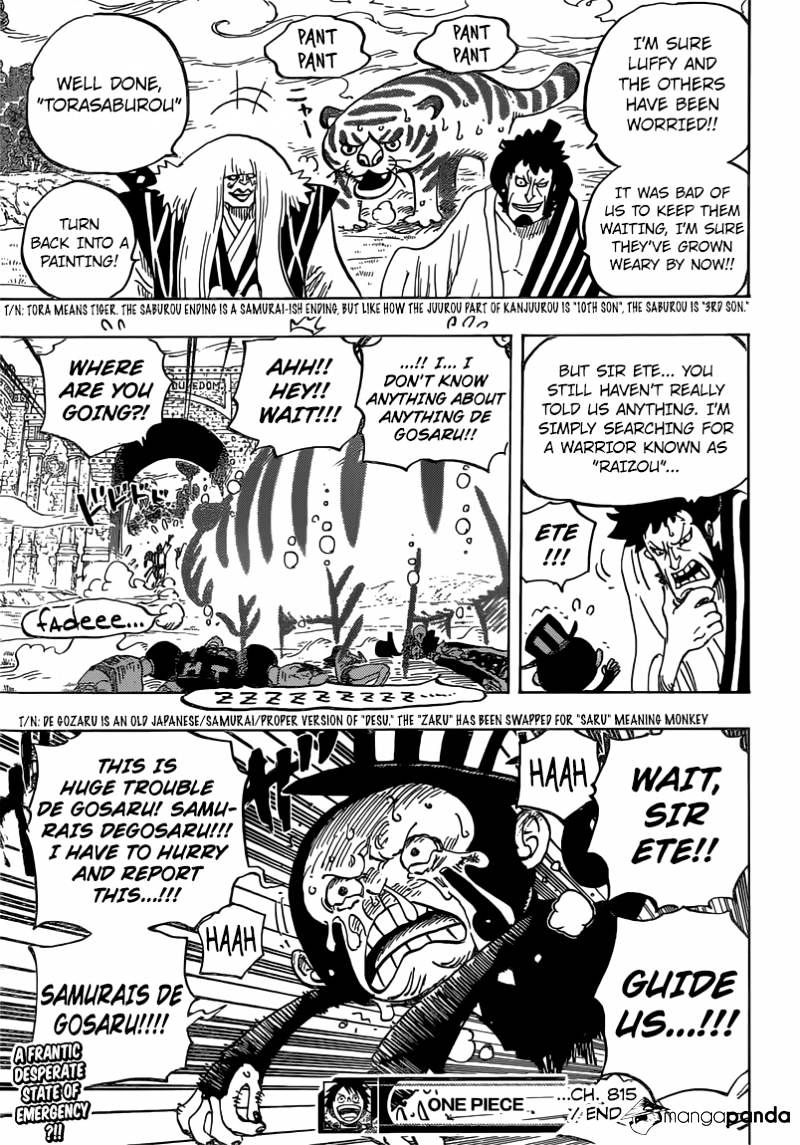 One Piece, chapter 815 image 19